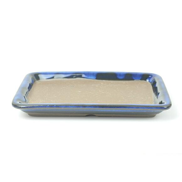 盆栽鉢 受け皿 万古焼 生子 5号 長角受皿 幅16cm×奥行12cm×高さ1.5cm |  | 01