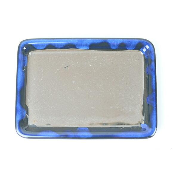 盆栽鉢 受け皿 万古焼 生子 5号 長角受皿 幅16cm×奥行12cm×高さ1.5cm |  | 02