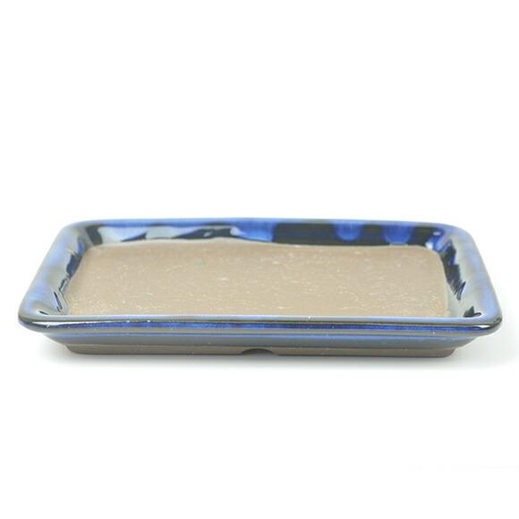 盆栽鉢 受け皿 万古焼 生子 5号 長角受皿 幅16cm×奥行12cm×高さ1.5cm |  | 04