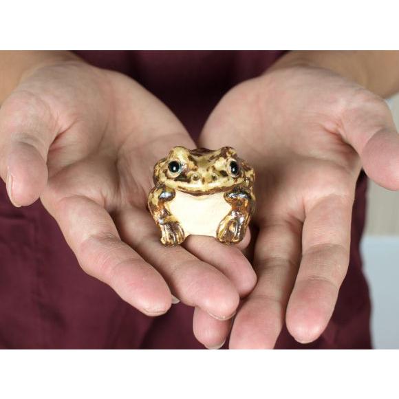 盆栽 飾り 添景 盆栽飾り カエル 1号サイズ 横4cm 縦5cm 高さ3.5cm