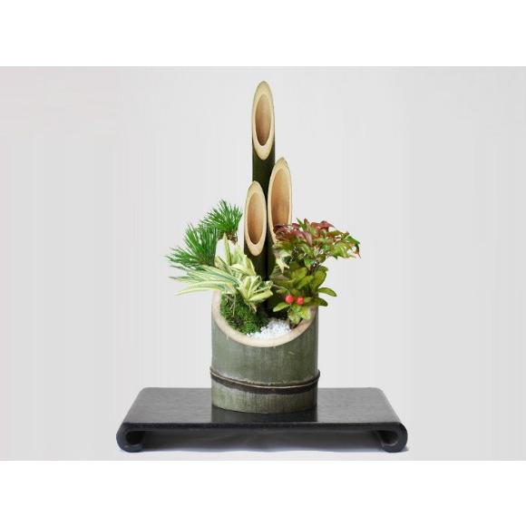 ミニ門松 寄せ植え お正月飾り 盆栽職人仕立ての門松新年 開運 天然素材 門松 ギフト 盆栽 開店 お祝い 退職 ラッピング a330 盆栽妙 ヤフー店 通販 Yahoo ショッピング