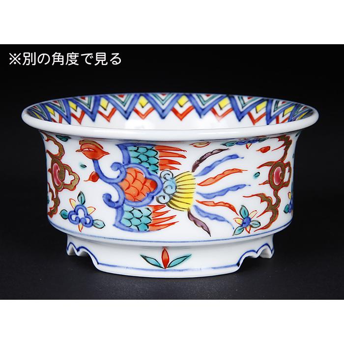 昭阿弥色絵鳳凰図丸鉢 : 盆栽彩都ヤフー店 - 通販 - Yahoo!ショッピング
