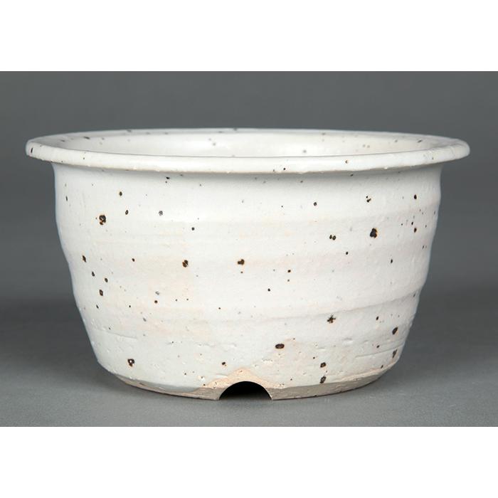 京焼 清水焼 白釉 大鉢 (20cm×9cm)