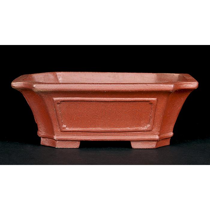 楽天市場】常滑焼 植木鉢 柴勝 焼き締め 長角 短冊浅 7号 【2-14