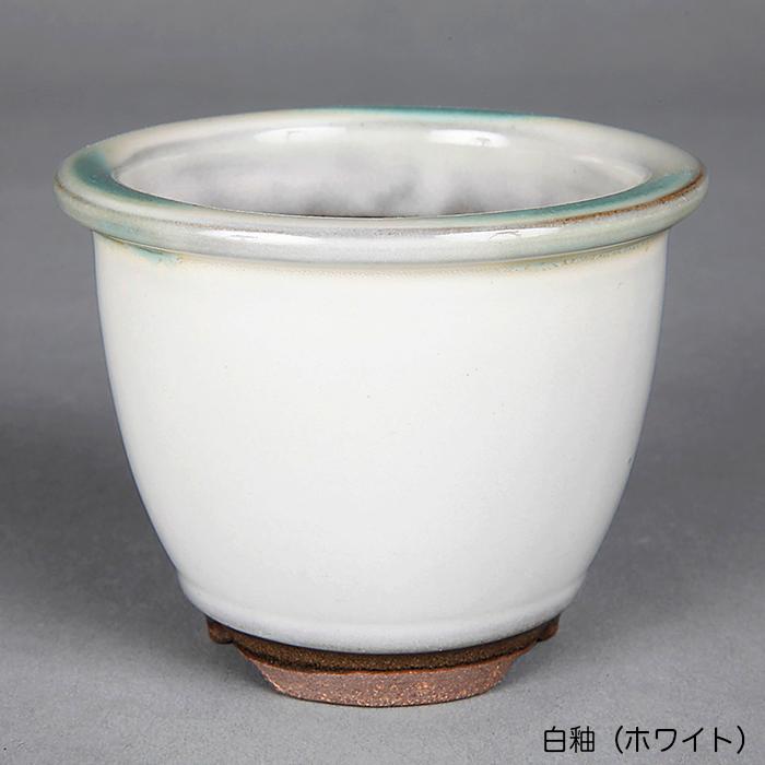 盆栽鉢 小石原焼2.5号深外縁丸鉢4点セット 山草鉢 植木鉢 口径8cm 小品