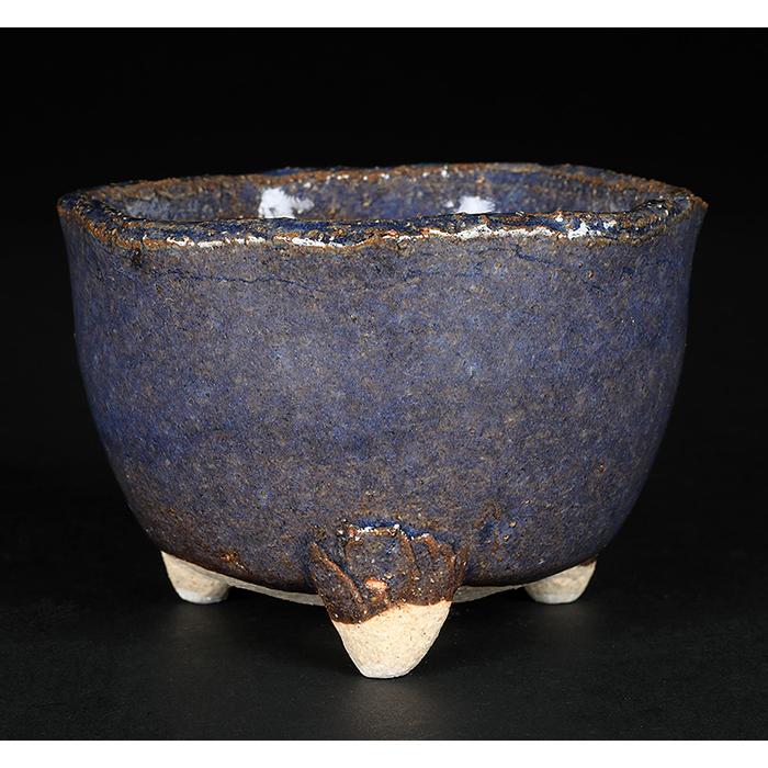 盆栽鉢 山野草鉢 「信楽焼楽風ミニ鉢6点セット」 植木鉢 陶器 3号 10cm