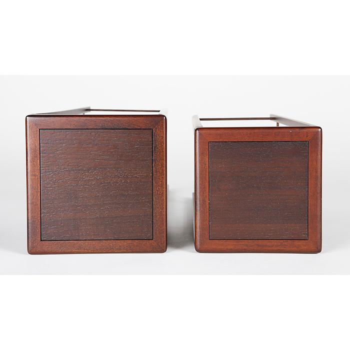 盆栽飾り台 盆栽飾り卓 盆栽飾り台 「正方高卓2点セット（大・中）」 お得なセット