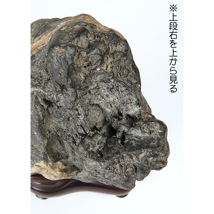 水石 「天竜川石」 盆石 天然石 すいせき 台座付き 現品限り : 盆栽彩