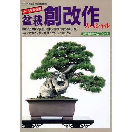 書籍 本 盆栽専門誌「盆栽創改作スペシャル」 松柏 雑木 実物 花物