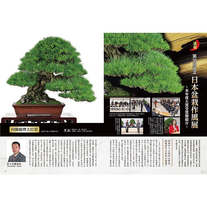 月刊「近代盆栽」2024年12月号 初心者からベテラン愛好家まで