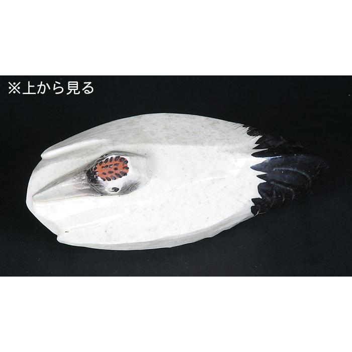 清水六兵衛作 陶器製添景「鶴」 : 盆栽彩都ヤフー店 - 通販 - Yahoo