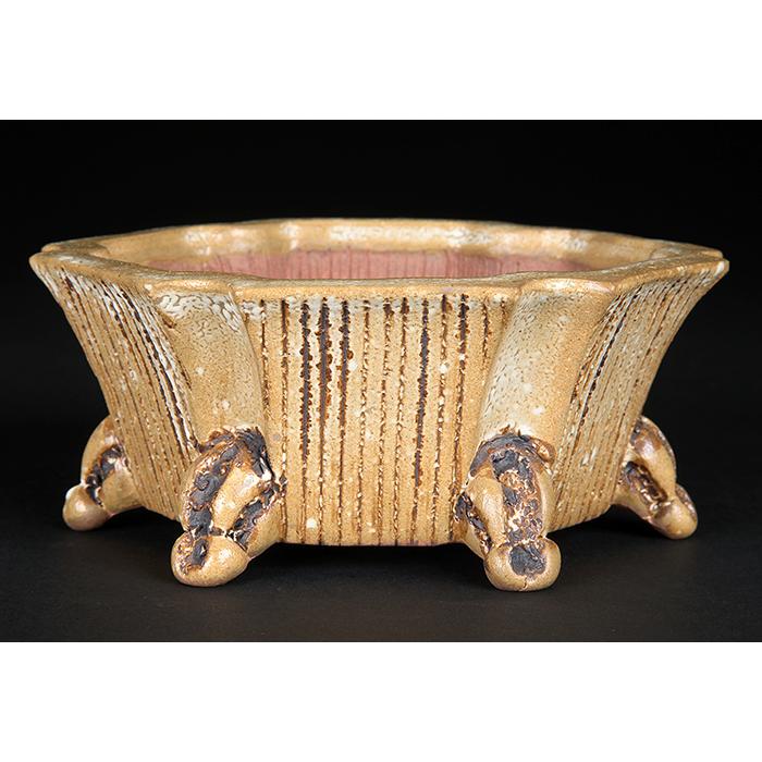 花入　みのむし　菰山窯　豊造作 下面取筒花入（小 高さ約18cm）白（08） | 出西窯 on-line STORE