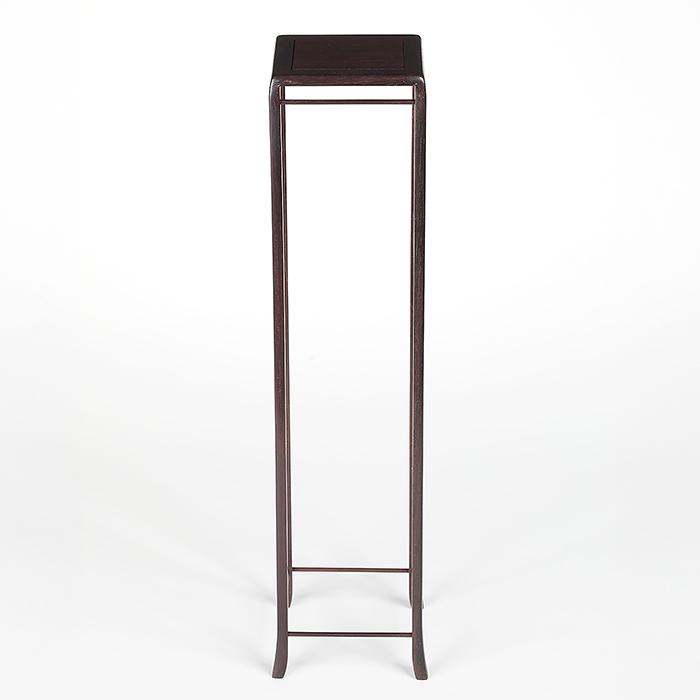 盆栽飾り卓 紫檀正方高卓 盆栽飾り台 懸崖卓 小卓 小品盆栽 ミニ盆栽