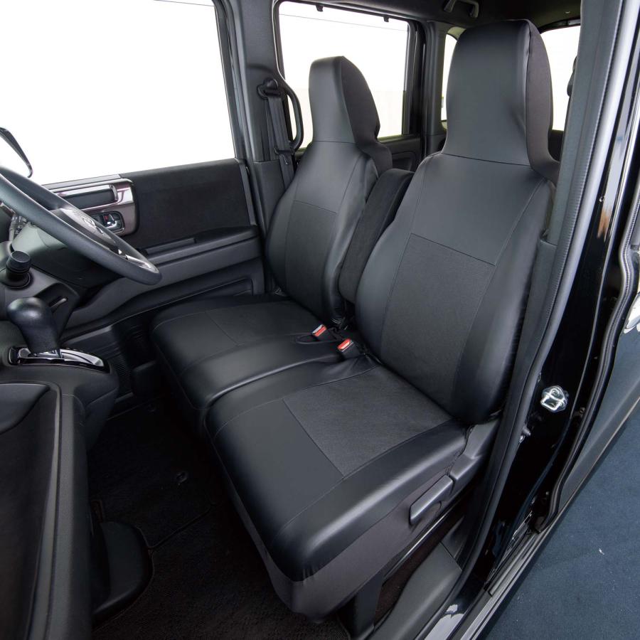 BONFORM（ボンフォーム） シートカバー 軽自動車 ストレッチ レザー 