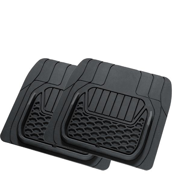 カーマット 防水 軽自動車 コンパクトカー 普通車 ミニバン等 汎用 ラバー ゴム Tps素材 フロント用ss リヤ兼用 2枚 約50 48cm 黒フレックスガード Bk 2p Bonsan 通販 Yahoo ショッピング