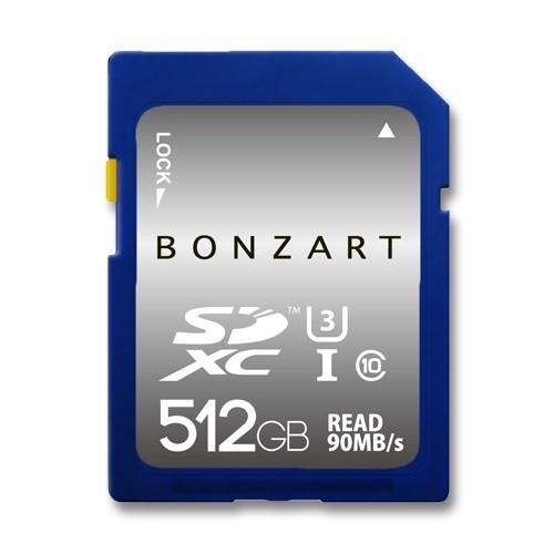 SDカード 512GB SDXC CLASS10 UHS-3 BONZART 永久保証付き｜bonz