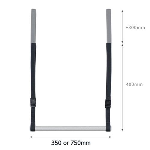 5秒ハンガー ver.2 【36本セット+ハンギングバー付属(75cm)】の画像