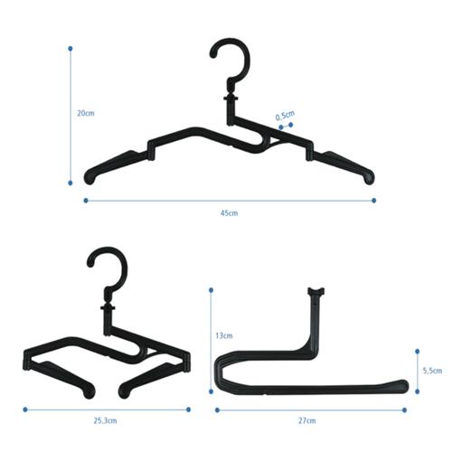 5秒ハンガー ver.2 【36本セット+ハンギングバー付属(75cm)】の画像