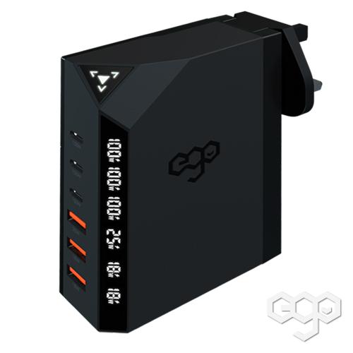 240W 6ポート GaN充電器 USB急速充電機 6ポート 最大出力240W EGO EXINNO 240W 6台同時急速