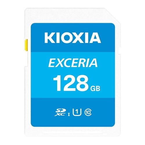 KIOXIA（東芝 後継）SDカード 128GB SDXC クラス10 UHS-I 100MB/s LNEX1L128GG4 | TOSHIBA | 01