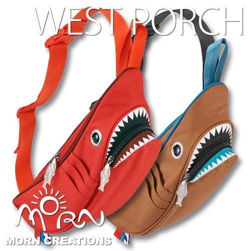 国内最安値 ウェストポーチ サメ シャークウエストポーチ コンビ Morn Creations 鮫 シャーク 鞄 カバン 豪華 Cloud Mydl Fr