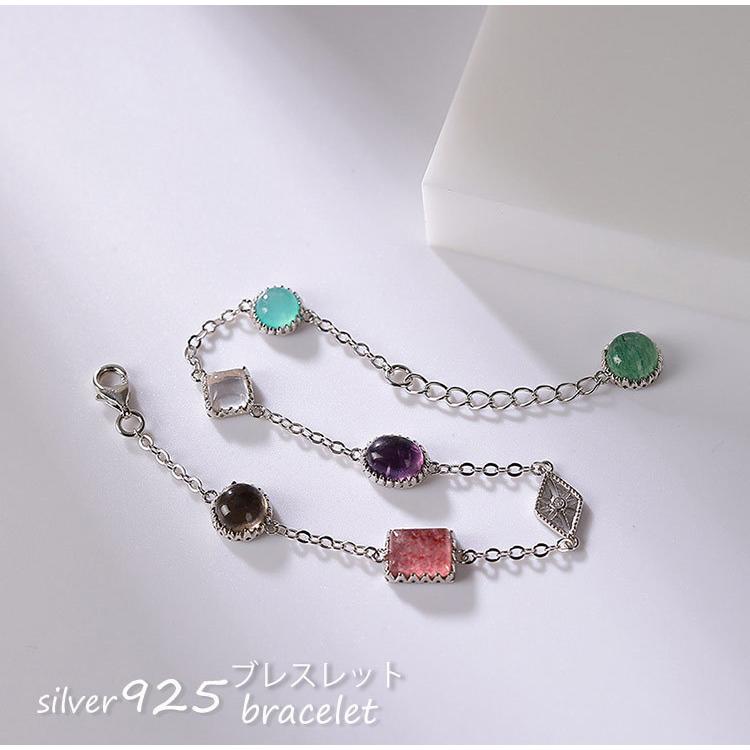 ブレスレット 天然石 誕生石 大人 可愛い 水晶 石 おしゃれ bracelet  
