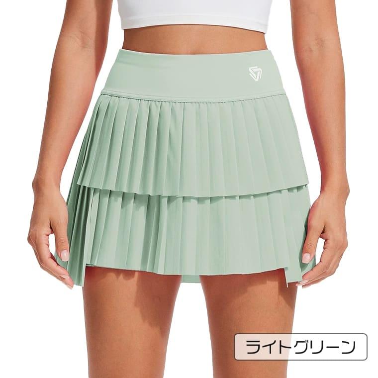 レディース ゴルフ テニス スカート プリーツスコート インナーパンツ
