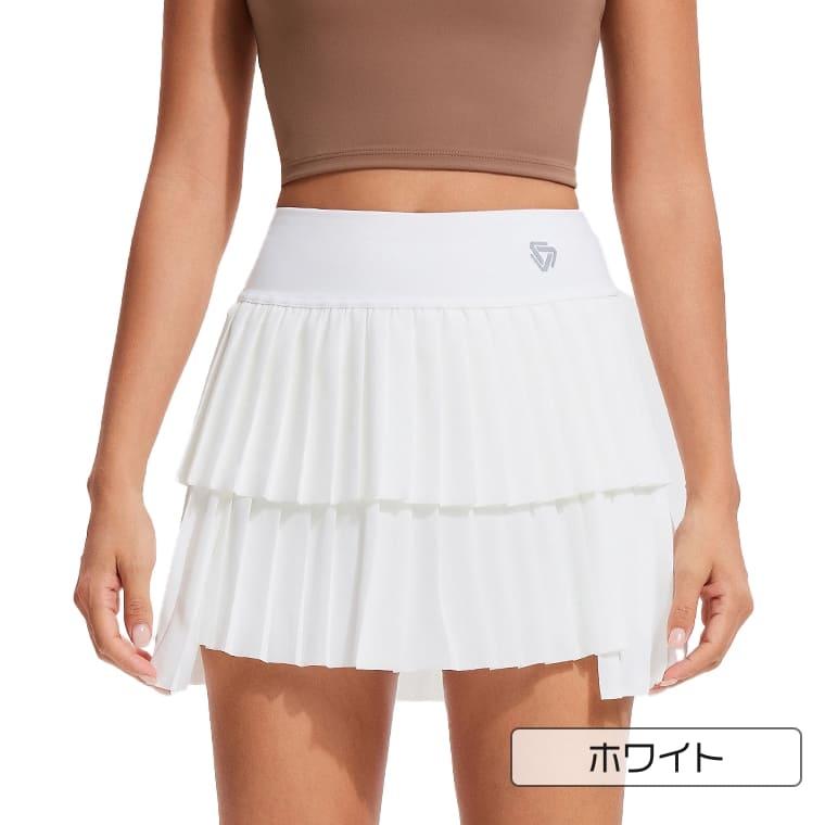 レディース ゴルフ テニス スカート プリーツスコート インナーパンツ