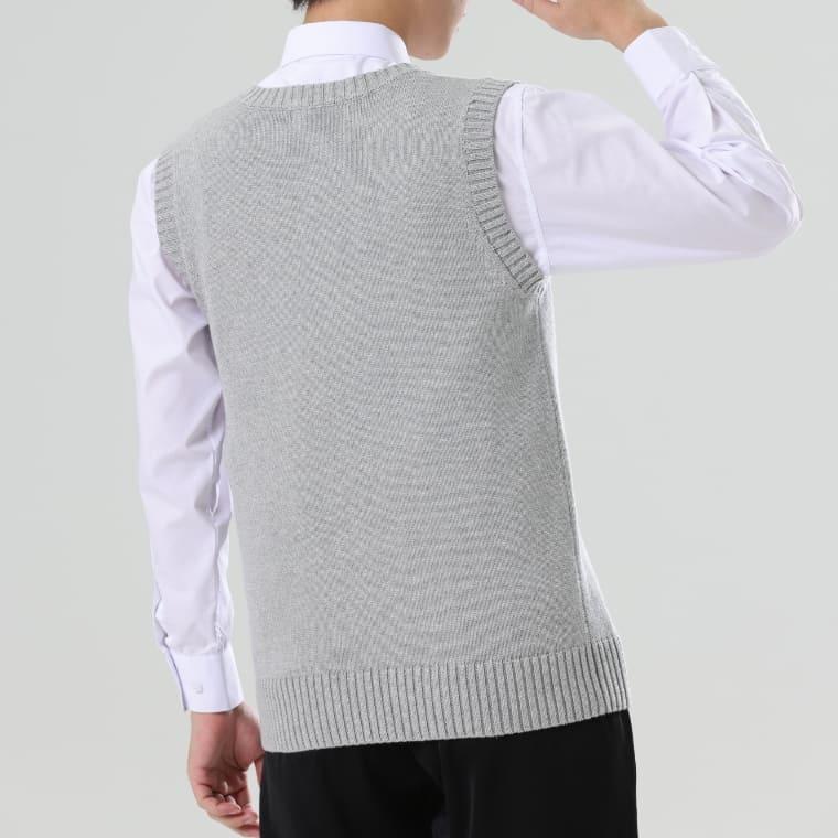 メンズベスト スクールベスト正統派 制服 高校 通学 学生 中学