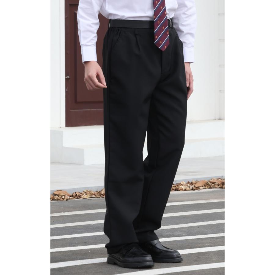 標準型男子学生服　170A   夏スラックス付き 夏用】ワンタックスラックス サマースラックス【日被連標準型学生服