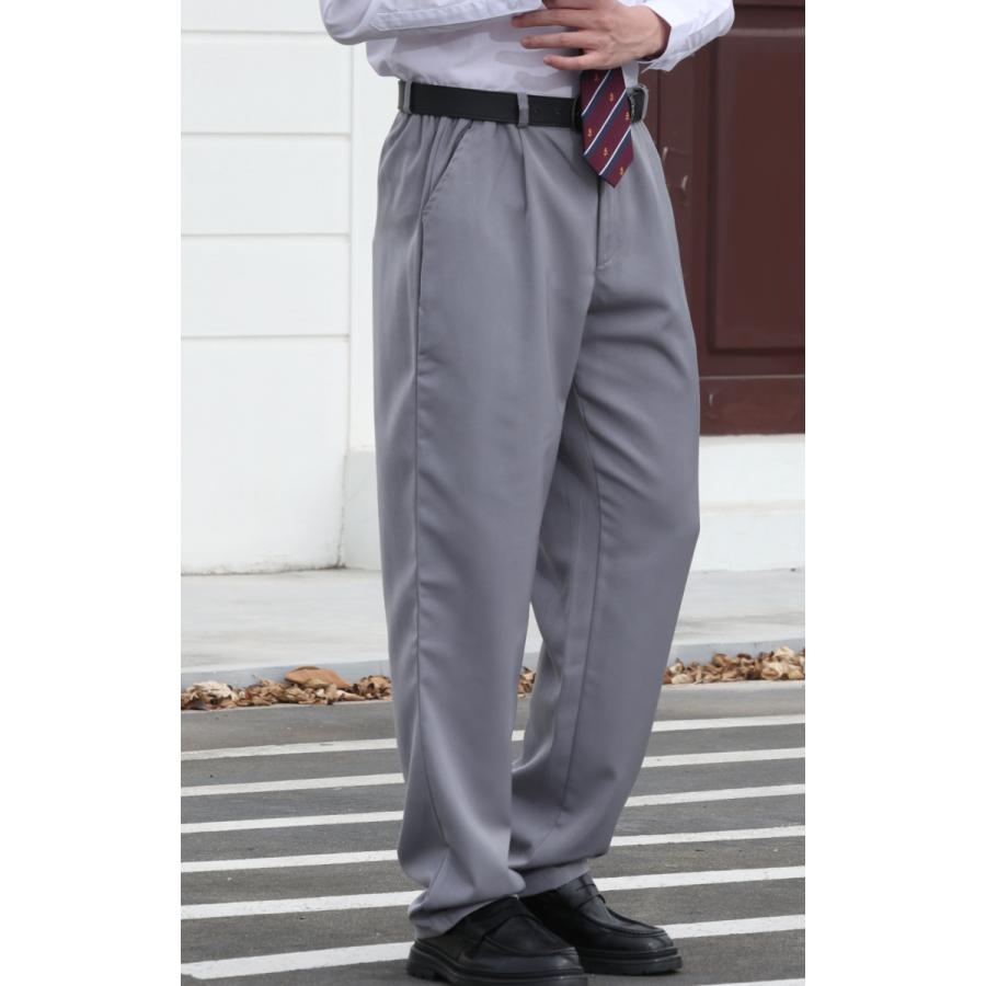 標準型男子学生服　170A   夏スラックス付き 夏用】ワンタックスラックス サマースラックス【日被連標準型学生服