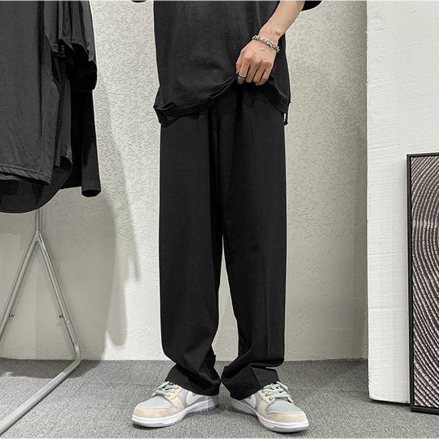 サルエルパンツ メンズ シンプル おしゃれ モード ゆったり 大きめ