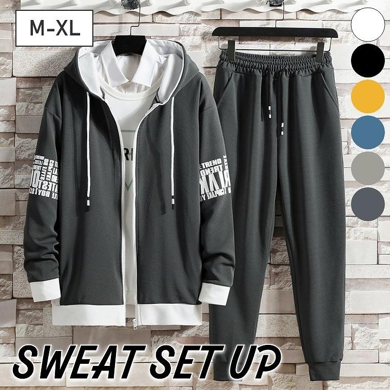 スウェット セットアップ メンズ 上下セット パーカー ジョガーパンツ ジャージ 春 秋 冬 秋冬 部屋着 運動着 ルームウェア 大きいサイズ おしゃれ カジュアル Dk0053 Booboo Collection 通販 Yahoo ショッピング