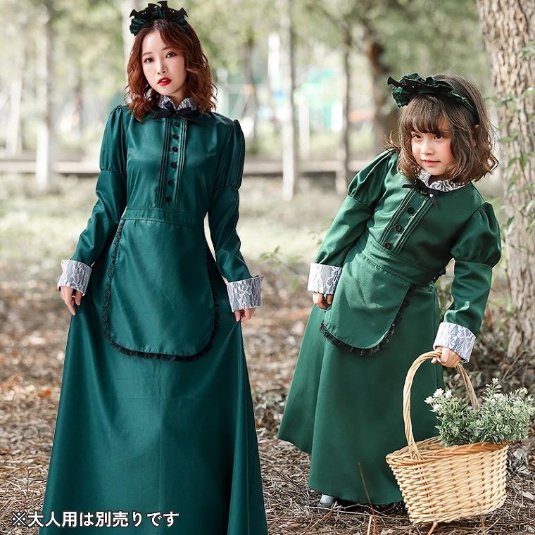 ハロウィン コスプレ ドレス 子ども用 ワンピース ロング 小悪魔