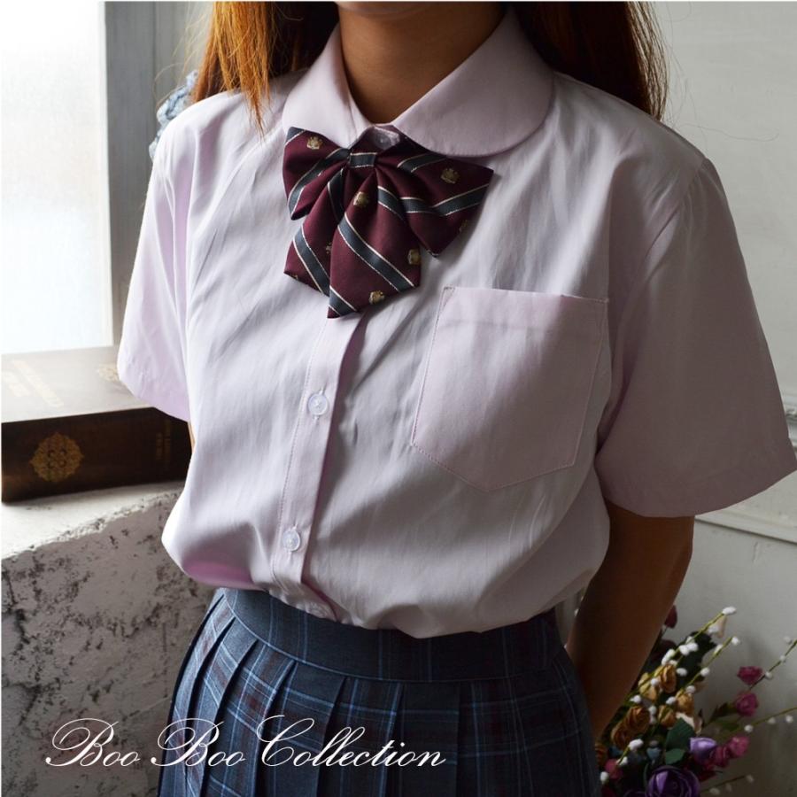 半袖丸襟スクールシャツ 正統派 制服 女子高生 通学 学生 中学 定番 ワイシャツXS S M L XL｜boo-colle｜10