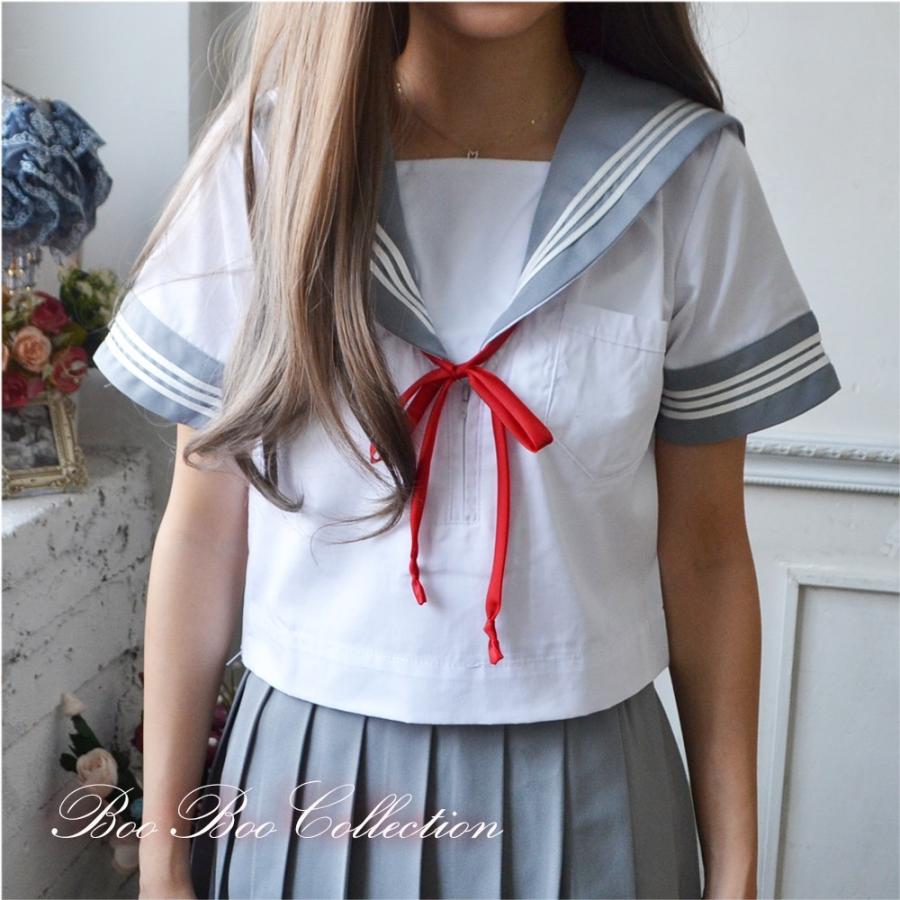 セーラー服 学生服 コスプレ 制服 衣装 仮装 グレー上下セット