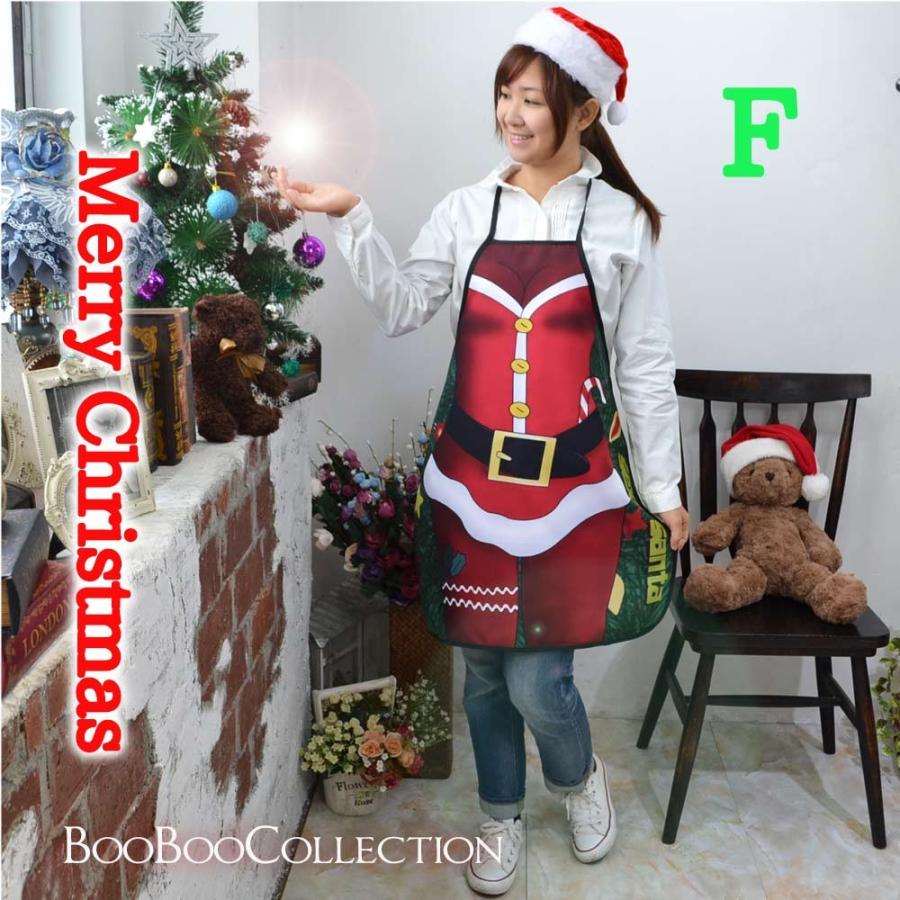 エプロン 前掛け クリスマス サンタ Xmas衣装 コスプレ イベント