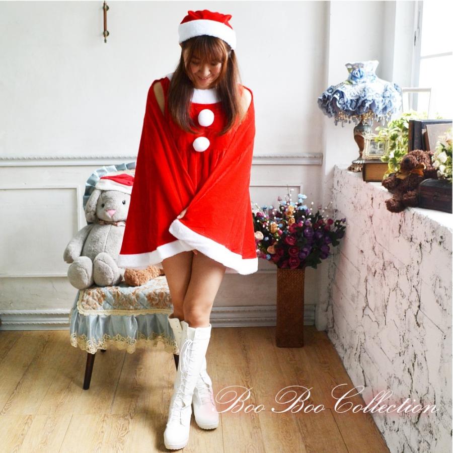 クリスマス サンタ Xmas衣装 コスプレ チュニックセット レッドサンタ｜boo-colle｜02