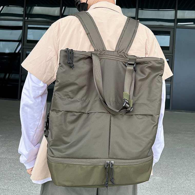 リュック 2WAY シューズ収納 多機能 ファスナー リュックサック リュック 2WAY シューズ収納 多機能 ファスナー リュックサック