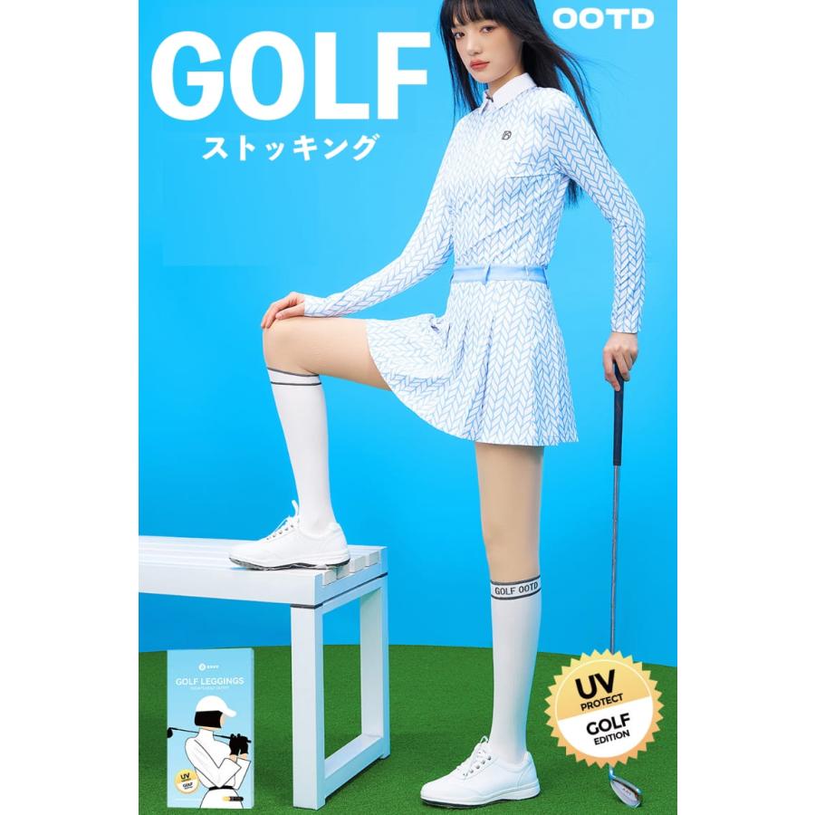 オールインワン ゴルフ ストッキング ゴルフウェア ゴルフ用 ニーハイ