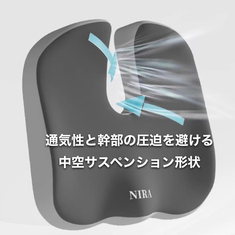 シートクッション 低反発 メモリーフォーム 椅子 車 オフィス 骨盤