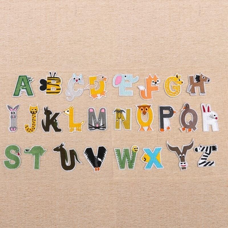 ワッペン 動物文字 アニマルアルファベットのワッペン A Zを選んでください アニマル文字 Animal A Z ブーブーハウス Yahoo 店 通販 Yahoo ショッピング