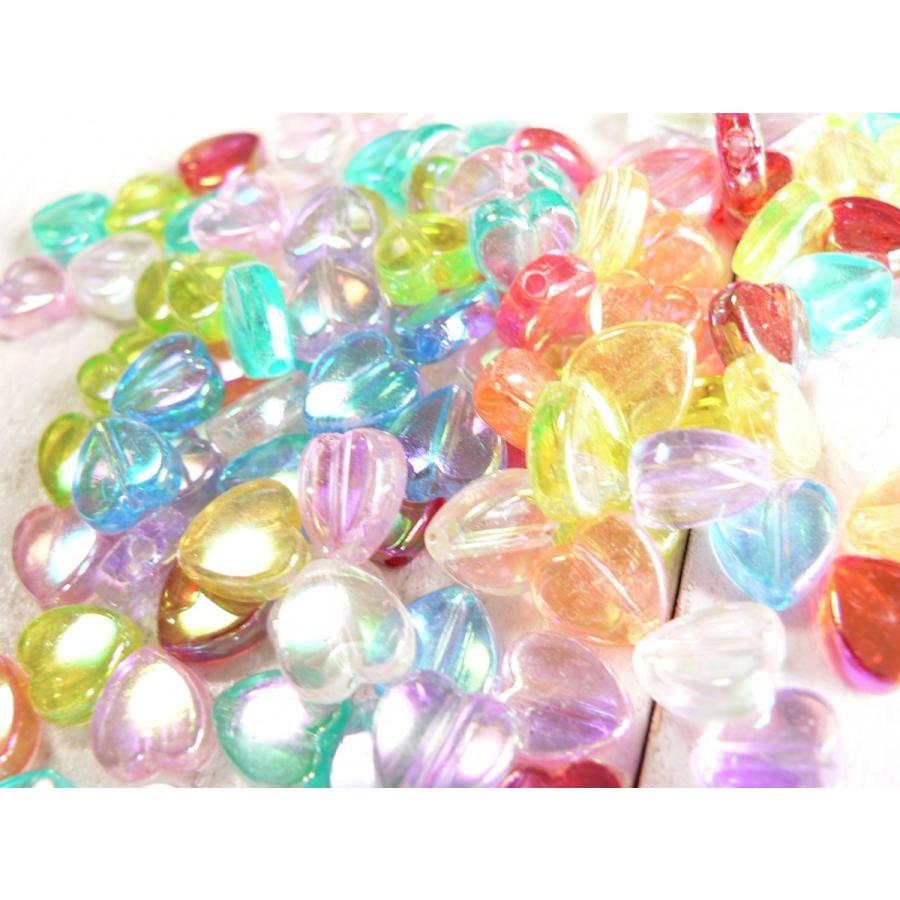 オーロラ ハート 星 ホシ スター ミックス ビーズ 100個 手芸 パーツ ハンドメイド 材料 Bead 640 ブーブーハウス Yahoo 店 通販 Yahoo ショッピング