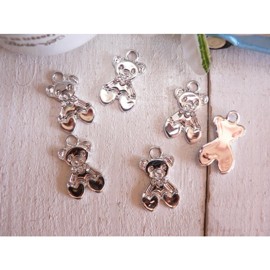 チャーム くまさん 5個入 くま クマ ベアー 手芸 パーツ ハンドメイド 銀 904 Charm 904 ブーブーハウス Yahoo 店 通販 Yahoo ショッピング