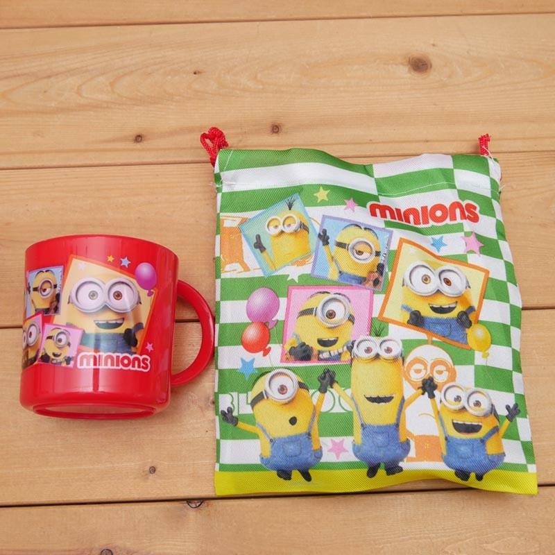 ミニオンズ minions ミニオン コップと巾着セット ＃1 : ブーブー 