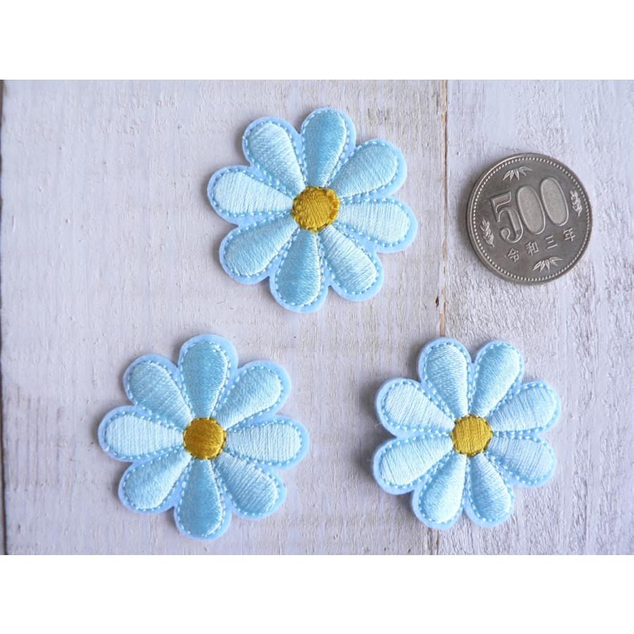 ワッペン お花 3枚セット パステル ライトブルー ミニワッペン アイロンワッペン アップリケ Wap 1161 ブーブーハウス Yahoo 店 通販 Yahoo ショッピング