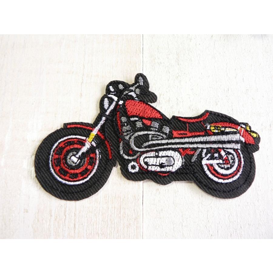 ワッペン バイク レッド アイロンワッペン アップリケ Wap11 0077 ブーブーハウス Yahoo 店 通販 Yahoo ショッピング