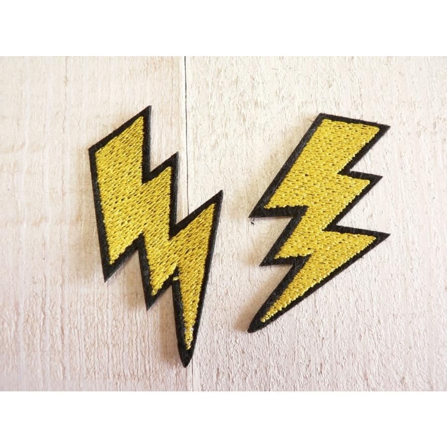 イナズマ サンダーボルト 10マンボルト ワッペン アイロンワッペン イエロー2枚組み Wap11 0257 ブーブーハウス Yahoo 店 通販 Yahoo ショッピング