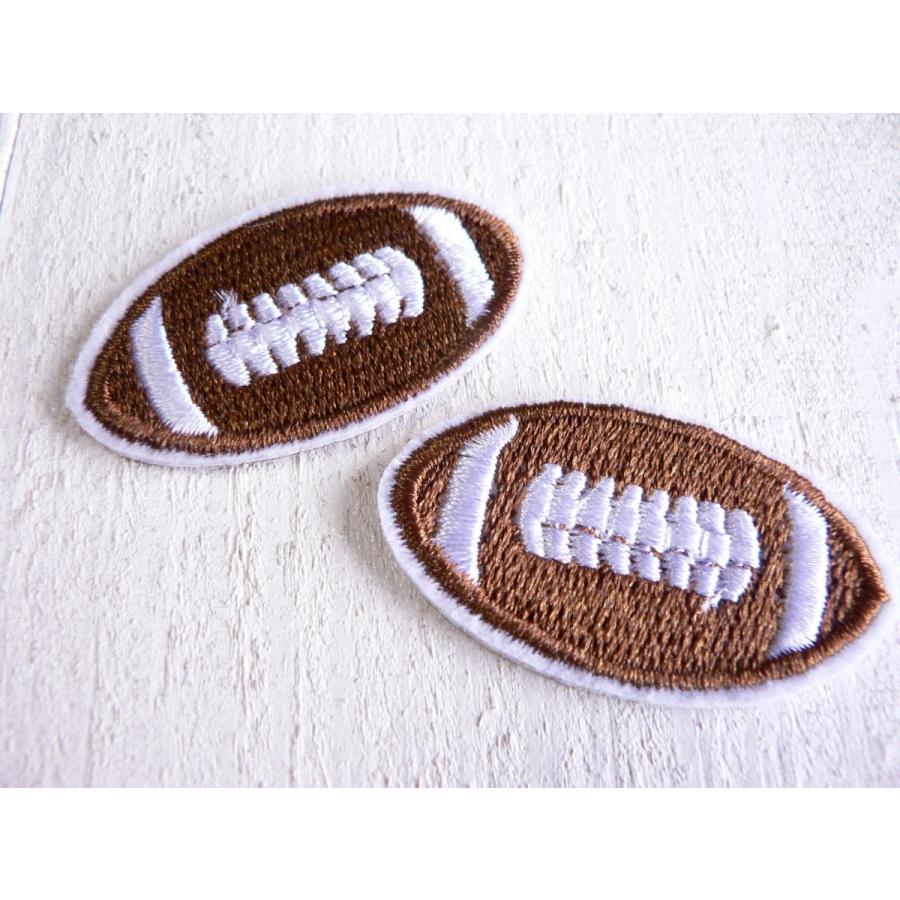 ラグビーボール 2枚セット ワッペン アイロンワッペン アイロンパッチ スポーツ Wap11 0307 ブーブーハウス Yahoo 店 通販 Yahoo ショッピング