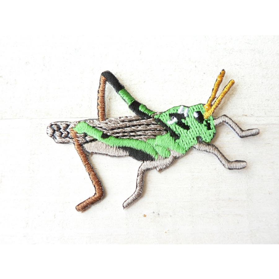 ワッペン バッタ アイロンワッペン ばった 1枚 362 Wap11 362 ブーブーハウス Yahoo 店 通販 Yahoo ショッピング